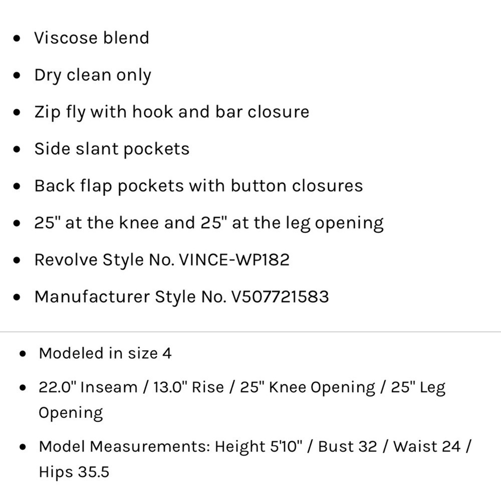 Vince Culotte Pant White 12 - Picture 6 of 6